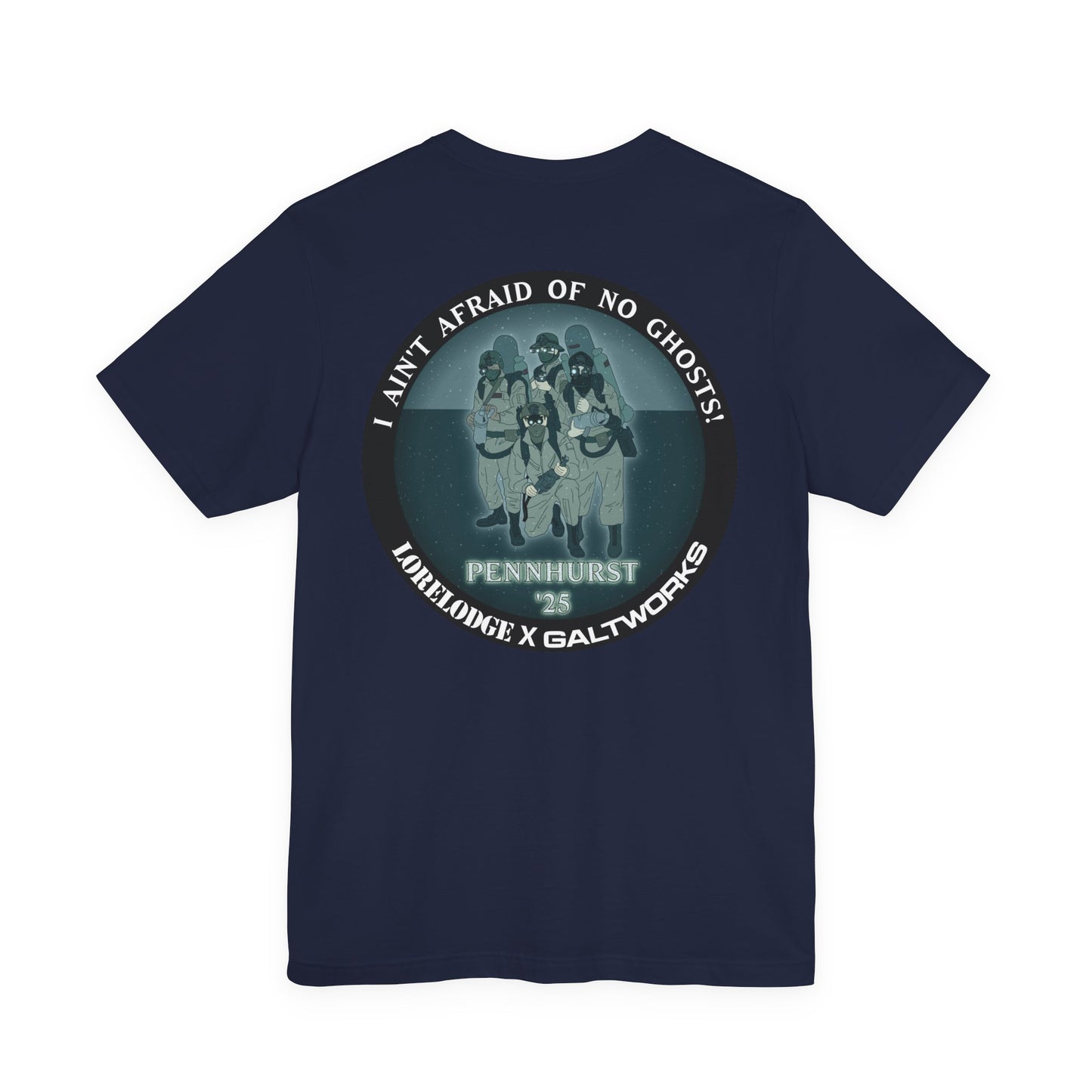 The Lore Lodge X Galtworks Pennhurst T-shirt BACK Design