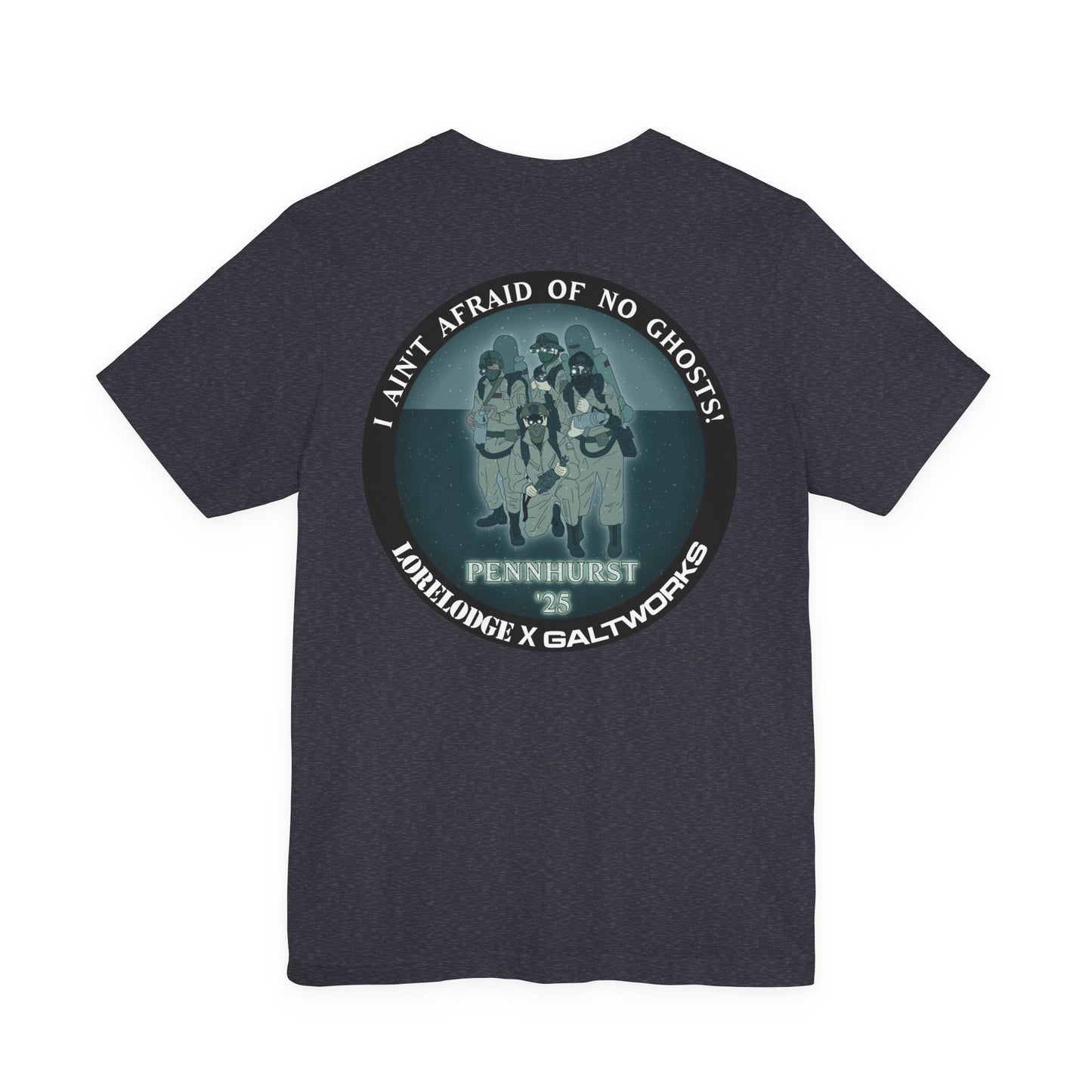 The Lore Lodge X Galtworks Pennhurst T-shirt BACK Design