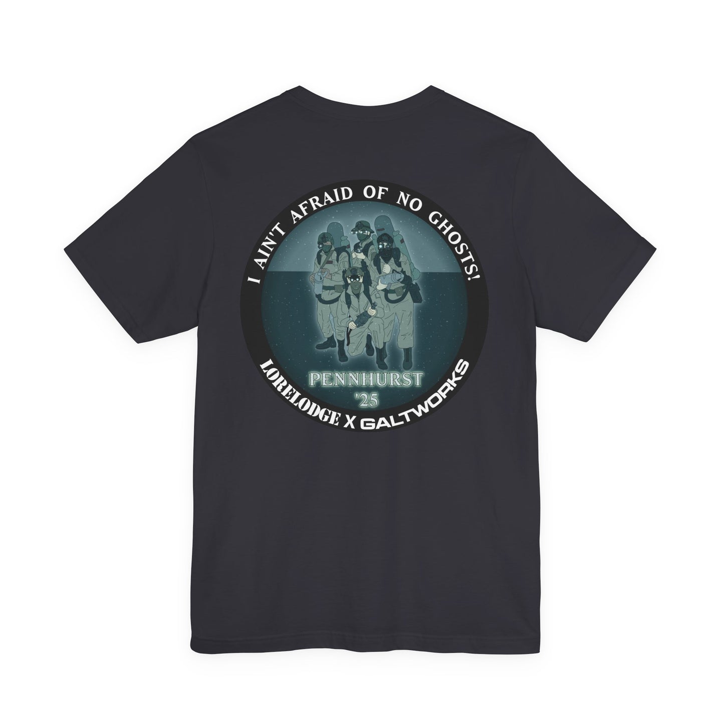 The Lore Lodge X Galtworks Pennhurst T-shirt BACK Design